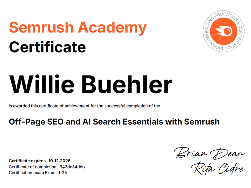 Semrush Academy - Off-Page SEO