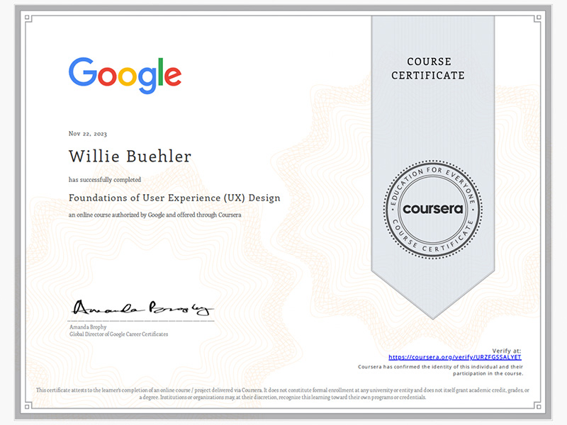 Google - Foundations of UX